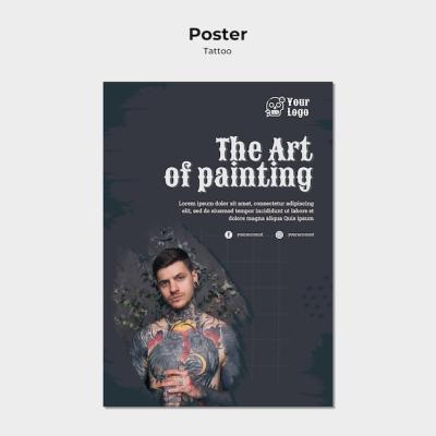 Poster Tattoo Artist Template – Free Download