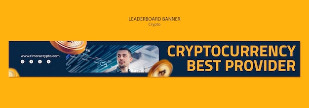 Crypto Template Design – Free Download PSD Template