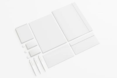 Blank Corporate Stationery Set