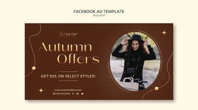 Dynamic Autumn Offers Facebook Template