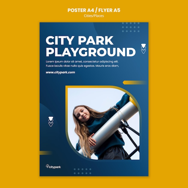 City Park Print Template