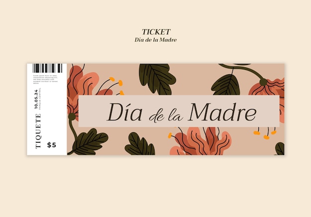 Dia de la madre template design