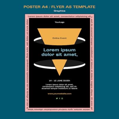 PSD Templates: Graphics Flyer Template