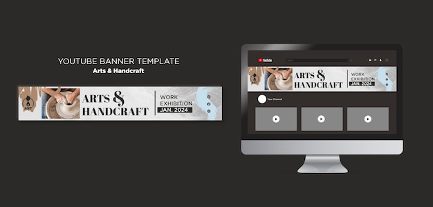 Arts and Handcraft Template Design