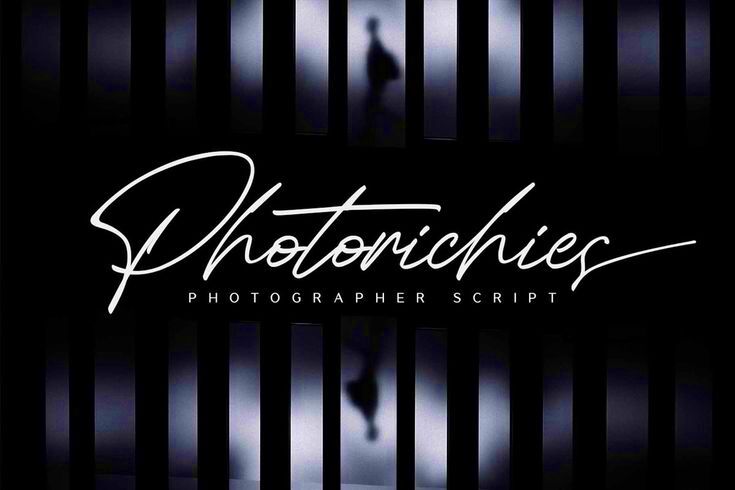 Photoricies Photographer Script Signature fonts Script 