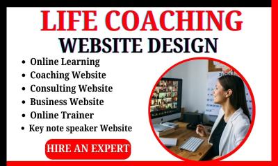 I will provide life coaching website consulting for life coaches