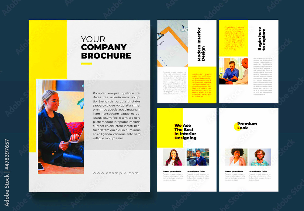 Your Company Brochure Stock Template Adobe Stock