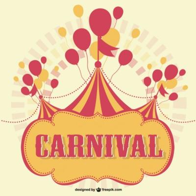 Carnival Marquee with Balloons Background – Free Stock Photo Download