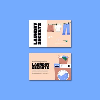 Laundry Service Template Design Free Download