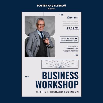 Business Poster and Flyer Template Design