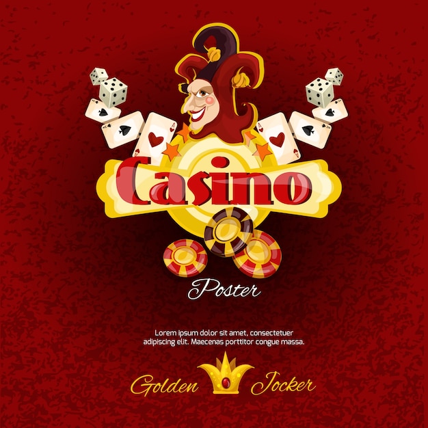 Casino Poster Illustration Templates for Free Download