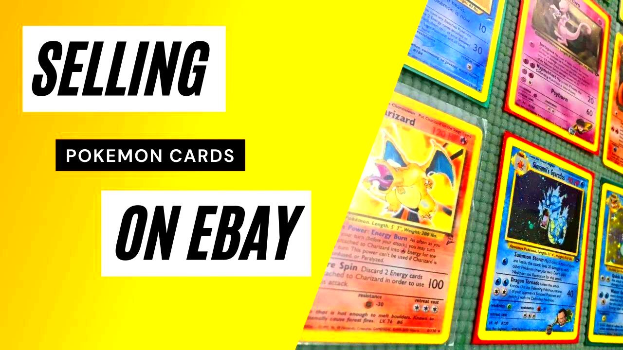 How To Sell POKEMON CARDS on eBay 2021 eBay SEO Pokemon Business 