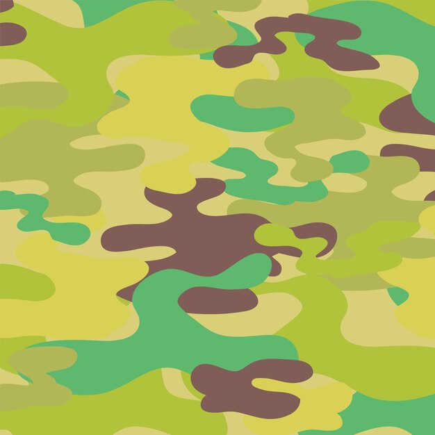 Green and Brown Camouflage Pattern