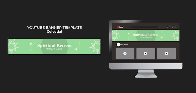 Celestial Style Template Design for Free Download