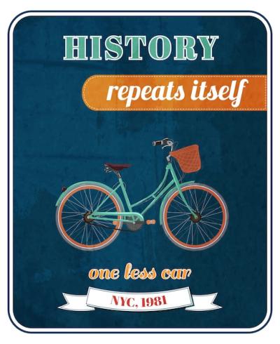 Hipster Bicycle Promo Poster with Free Download