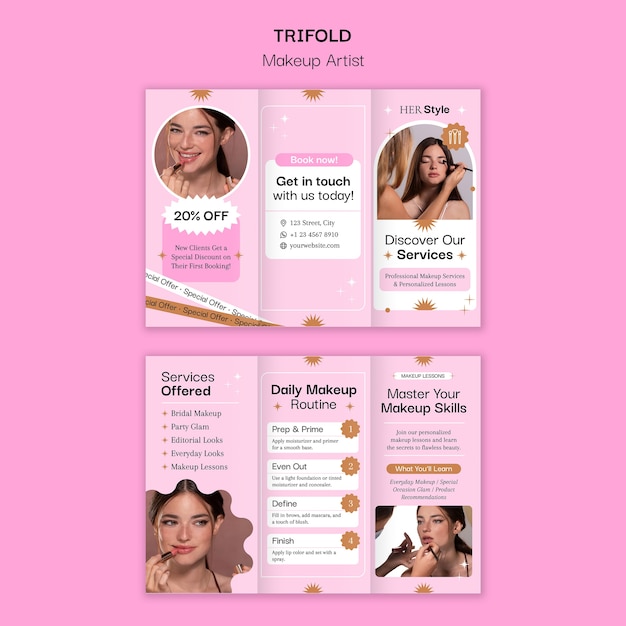 Makeup Artist Template Design