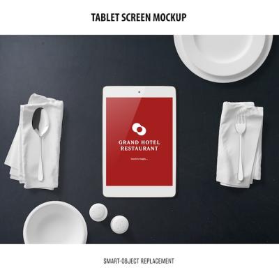 Tablet Screen Mockup Free Download