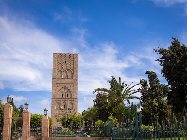 Beautiful Shot of Hassan Tower in Rabat, Morocco