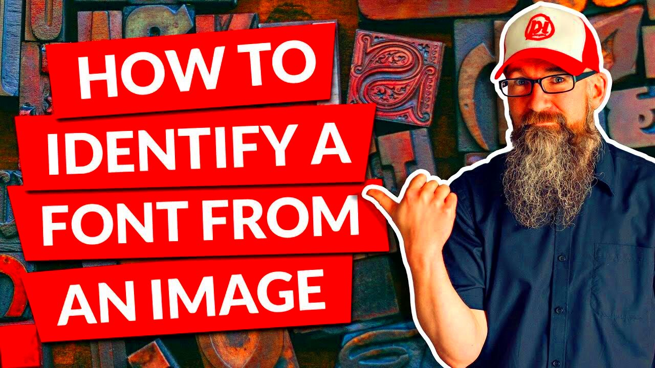 How to identify a font from an image YouTube