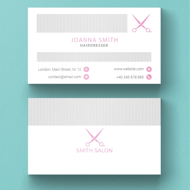 Beauty Salon Business Card