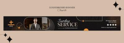 Church Service Banner Template