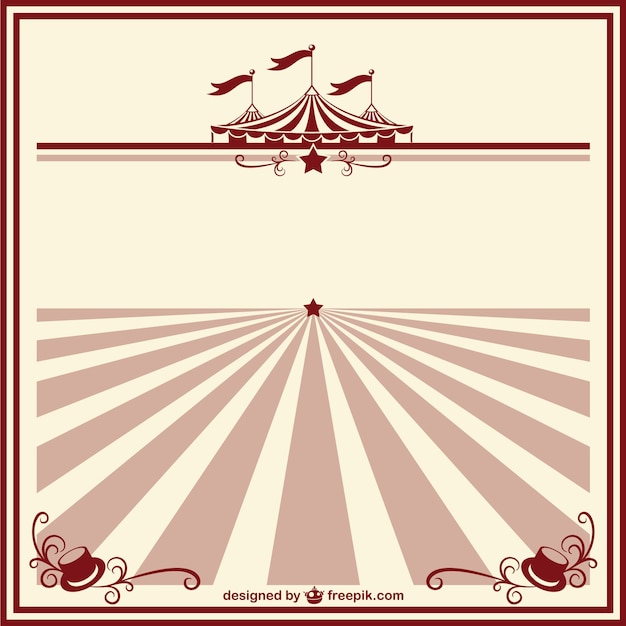 Circus Vintage Poster Template