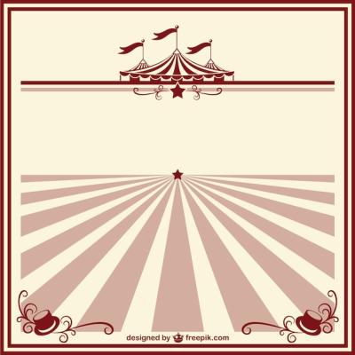 Circus Vintage Poster Template