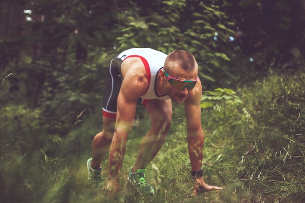 Male Running in the Forest: Free Stock Photo Download