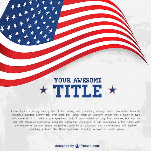 Patriotic USA Flag Background – Free Download