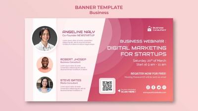 Gradient business design template