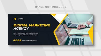 Digital Marketing Facebook Cover and Web Banner Template