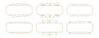 Classic Floral Vintage Frame Rectangle Boxes Set