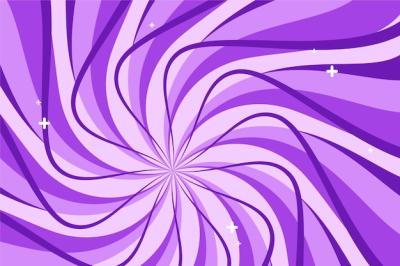 Flat Design Purple Swirl Background