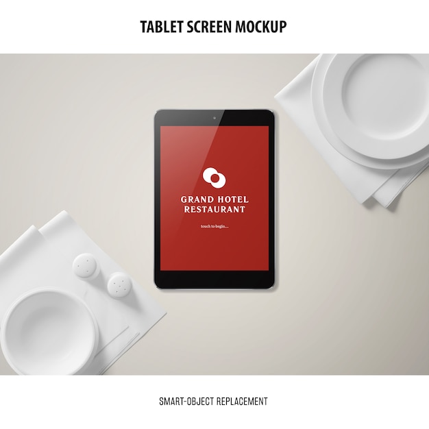 Tablet Screen Mockup – Free Download