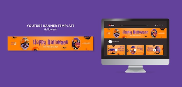 Halloween Celebration YouTube Banner