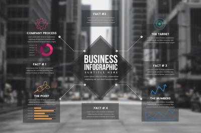 Business Infographic with Photo