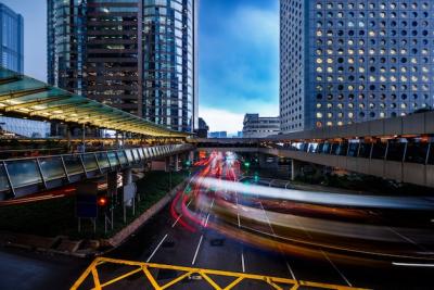 Hong Kong traffic view – Free Download