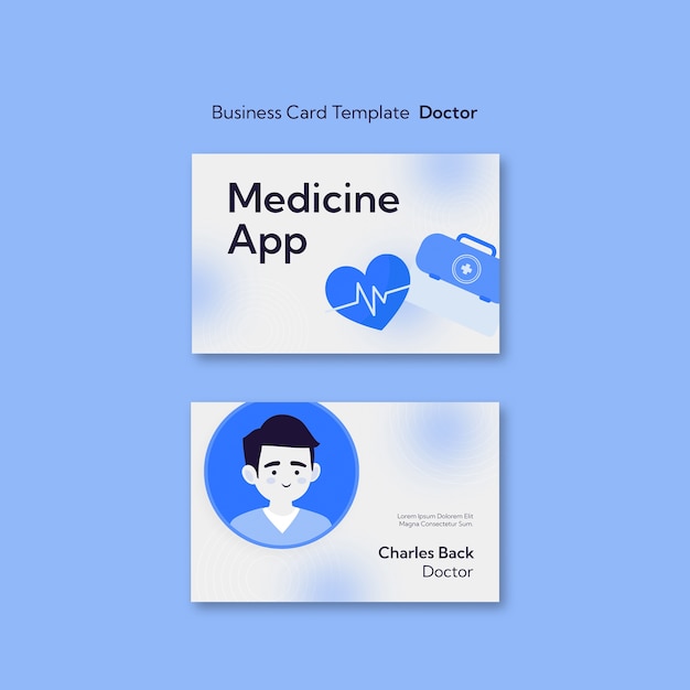 Doctor profession template – Free Download PSD Templates