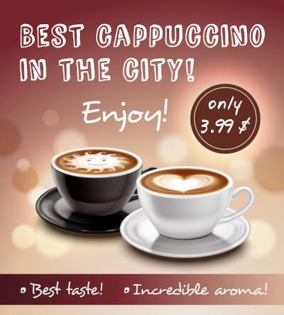 Coffee Advertisement Art Poster Templates – Download for Free