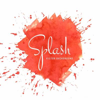 Abstract Colorful Watercolor Splash Vector Templates for Free Download