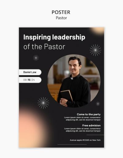 Inspiring Pastor Leadership Template – Free Download