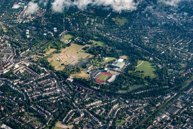 Aerial view of Crystal Palace, London July 2008 – Free Stock Photo