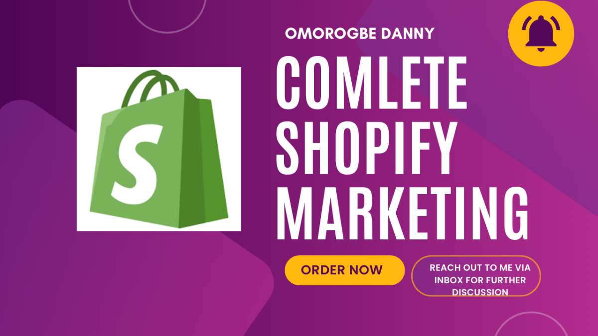 I will be Shopify store manager, do Shopify dropshipping marketing to boost sales