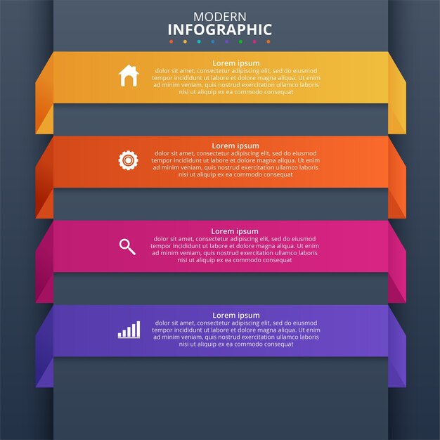 Minimal Business Infographics Template – Free Download