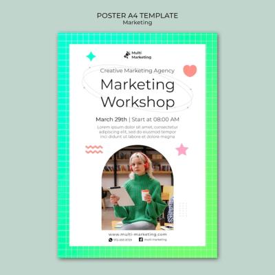 Marketing Agency Poster Template