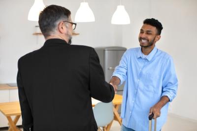 Medium Shot Men Shaking Hands – Free Stock Photo