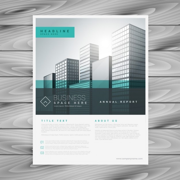 Vector Templates for Building Company Brochure – Free Download