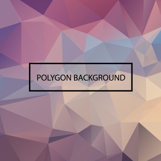 Coloured Polygonal Background Design