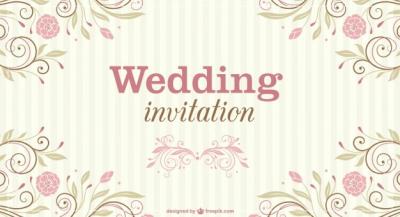 Floral Wedding Invitation Templates – Free Download