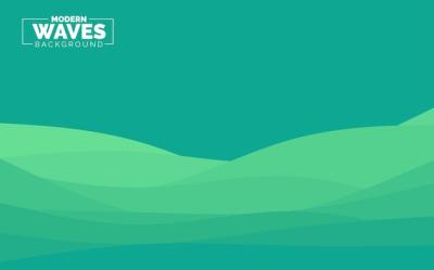 Wave Vector Abstract Background Flat Design Stock Illustration